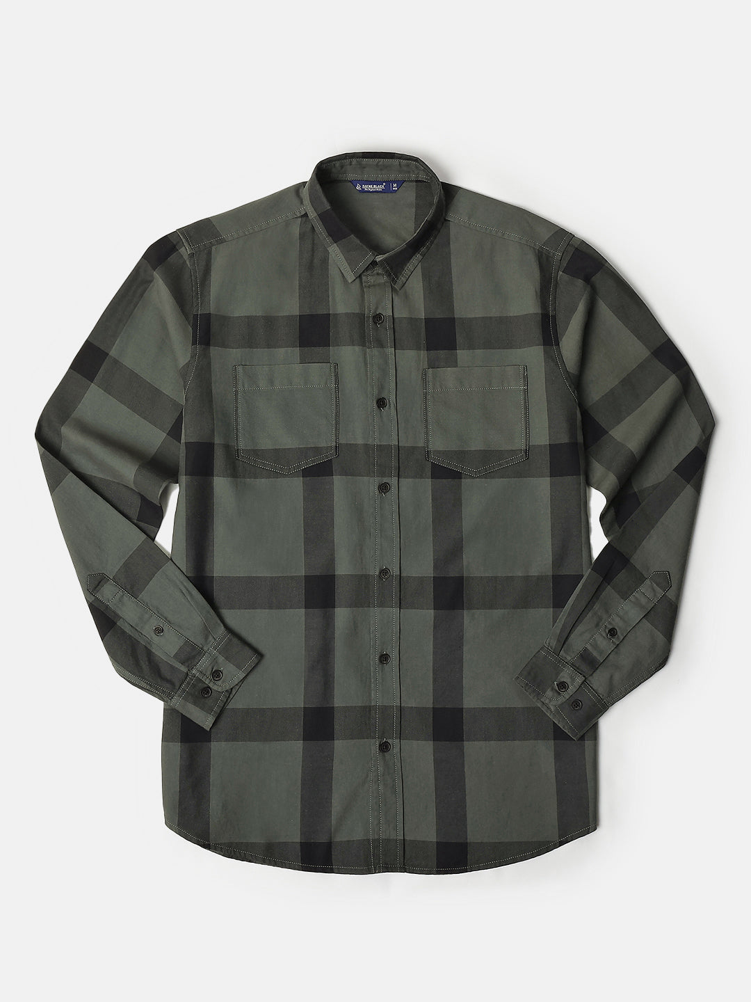 Office Casual Men’s Shirt in Olive Green
