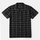 Black Checks Short Sleeves Shirt for Men
