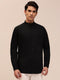 Solid Black Casual Shirt