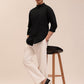 Solid Black Casual Shirt