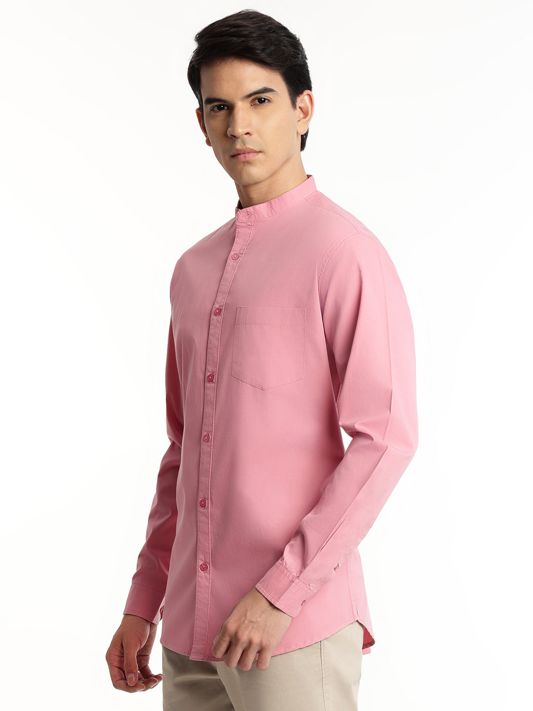 Pink Shirt Men’s Casual