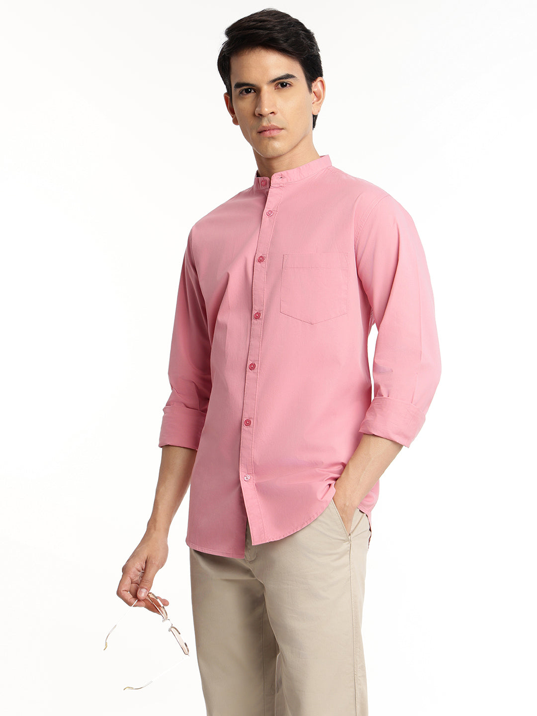 Pink Shirt Men’s Casual