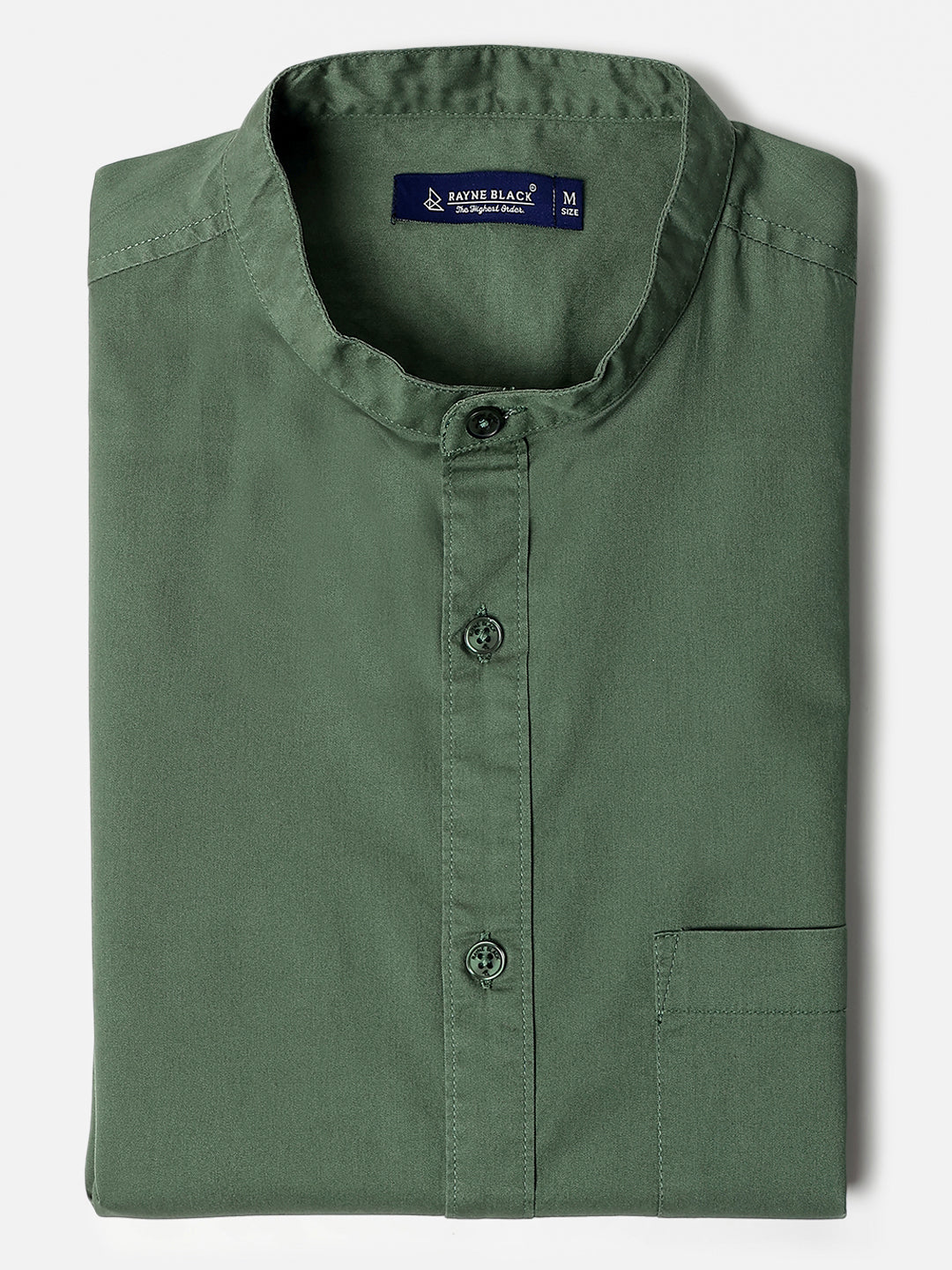 Plain Casual Shirt for Men - Dusty Green