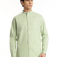 Casual Collared Shirt - Mint Green