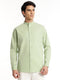 Casual Collared Shirt - Mint Green
