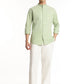Casual Collared Shirt - Mint Green
