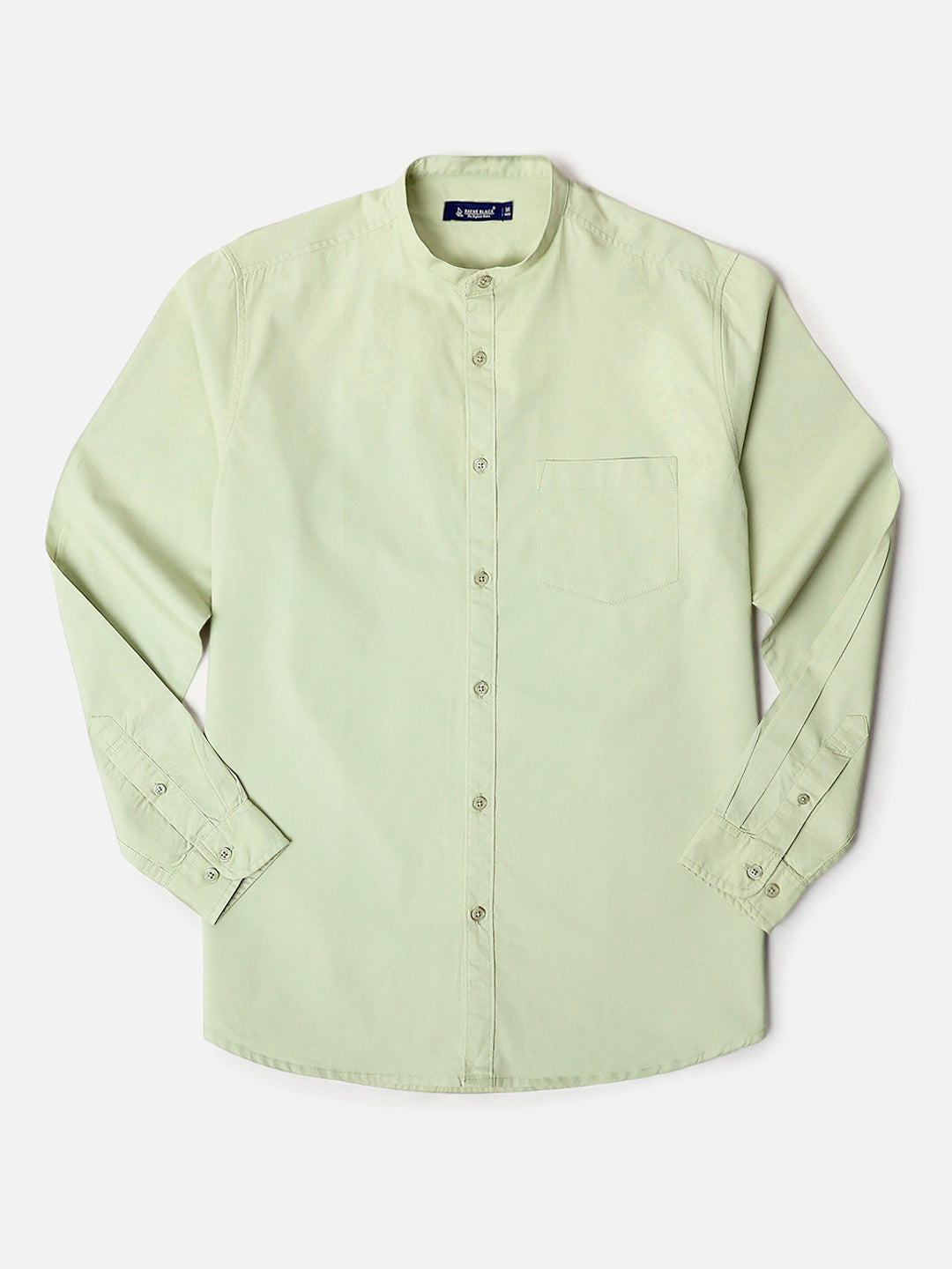 Casual Collared Shirt - Mint Green
