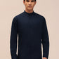 Solid Navy Casual Shirt