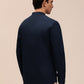 Solid Navy Casual Shirt