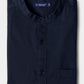 Solid Navy Casual Shirt
