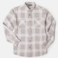 Relaxed Fit Checked Shirt in Dusty Grey