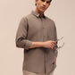 Casual Collared Shirt - Fawn