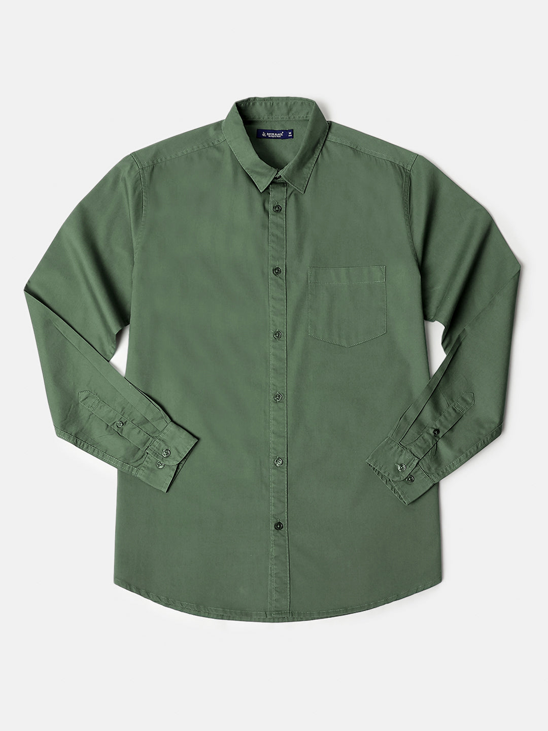 Dusty Green Casual Shirt for Men