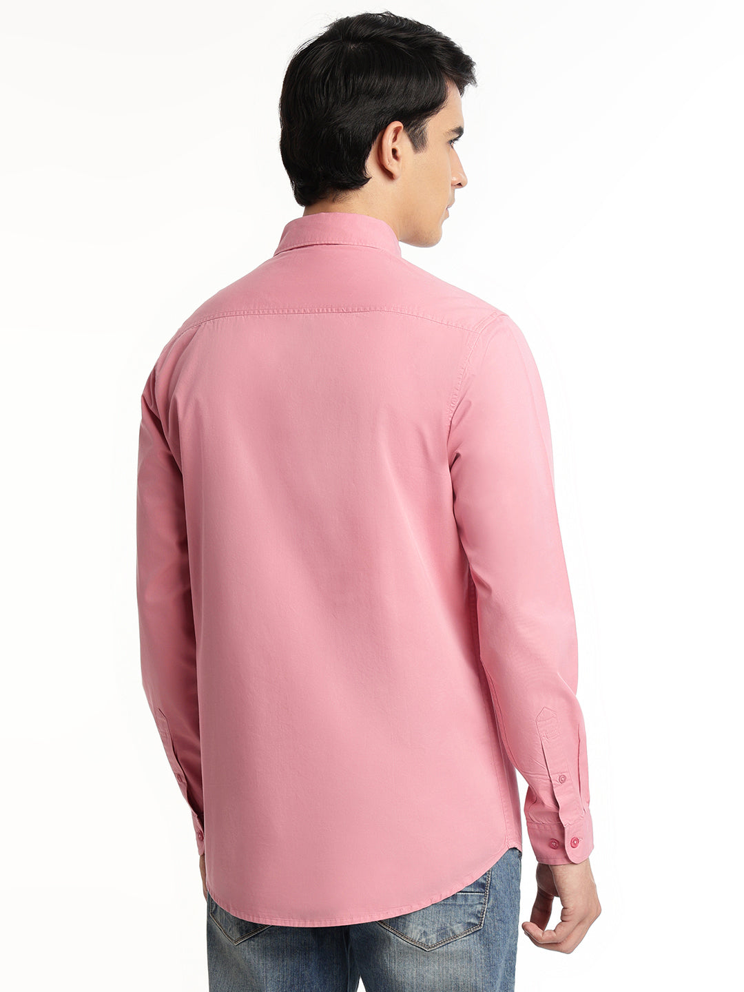 Casual Pink Shirt for Men