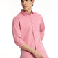 Casual Pink Shirt for Men