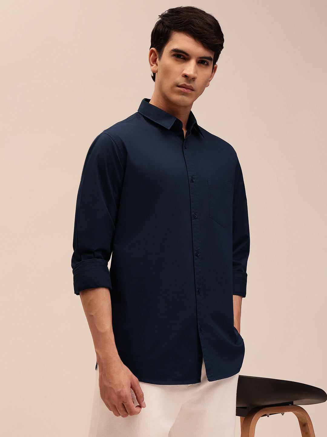Navy Solid Shirt