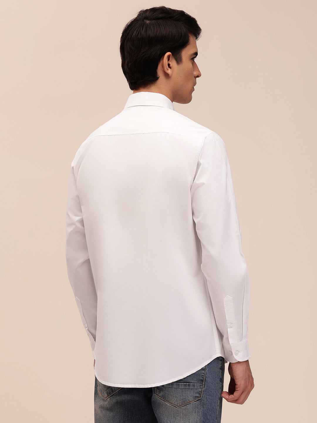 Office Casual White Shirt for Men