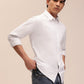 Office Casual White Shirt for Men
