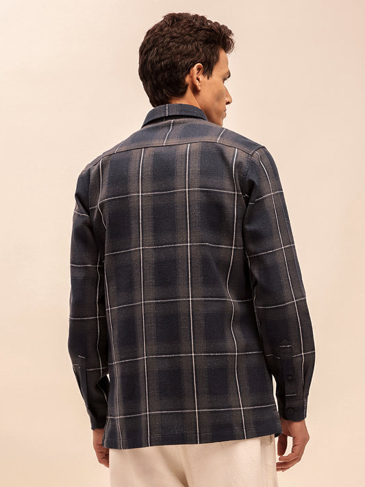 Trending All Season Blue Shacket for Men