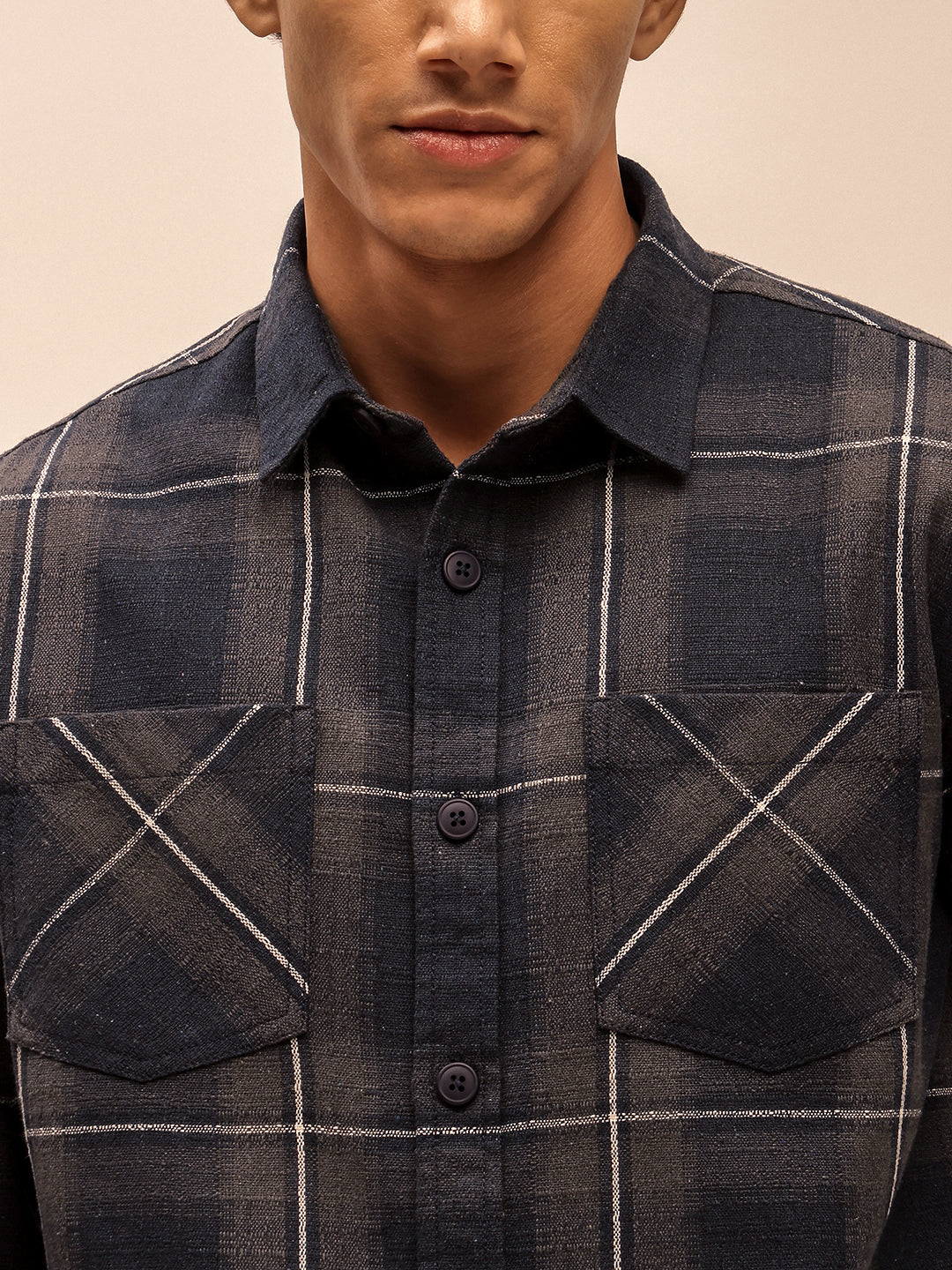 Trending All Season Blue Shacket for Men