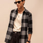 Slim Fit Black Checks Casual Shirt for Men