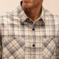 Utility Casual Shirt for Men in Beige