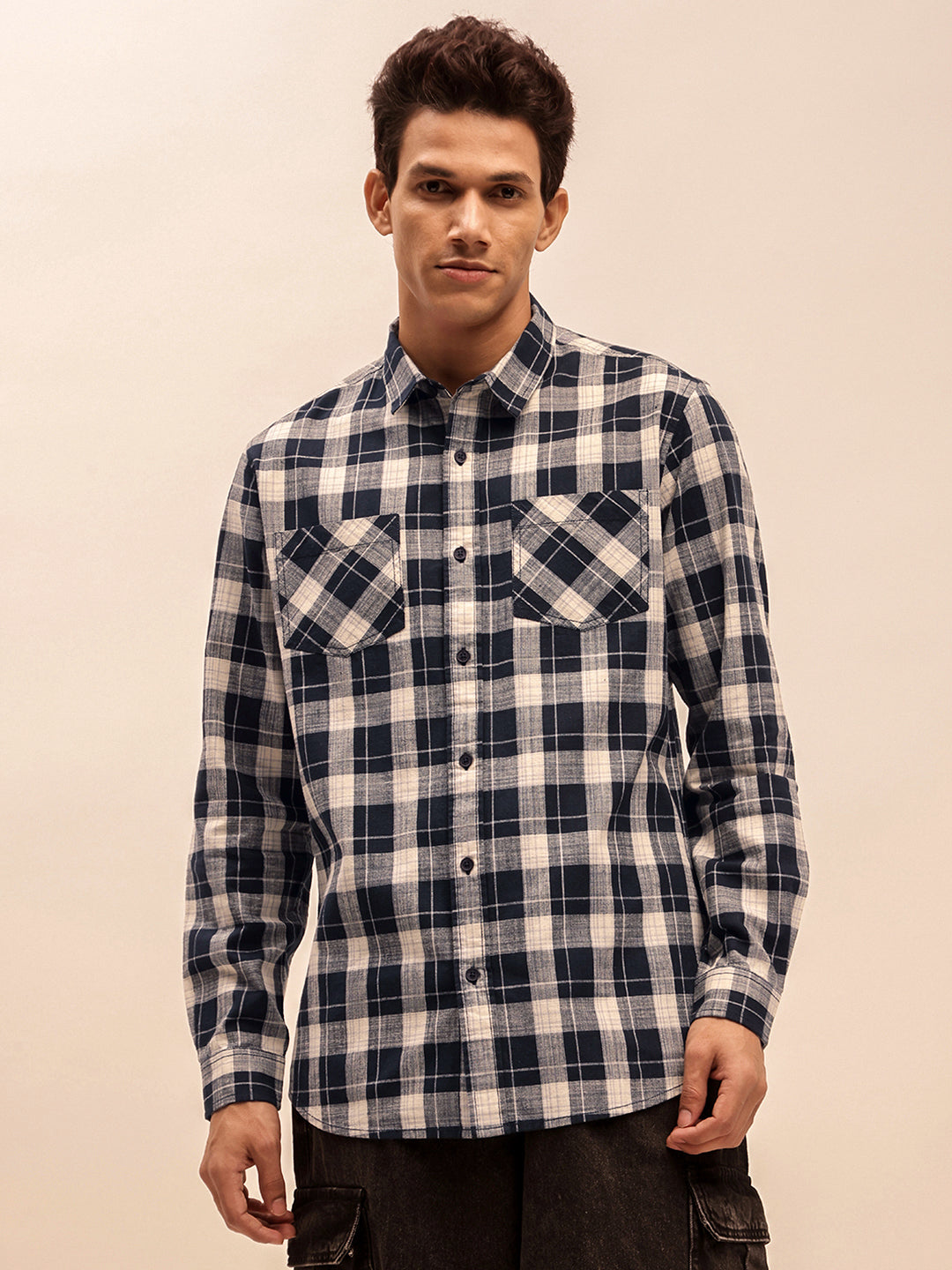 Trending Casual Shirts for Men in Navy