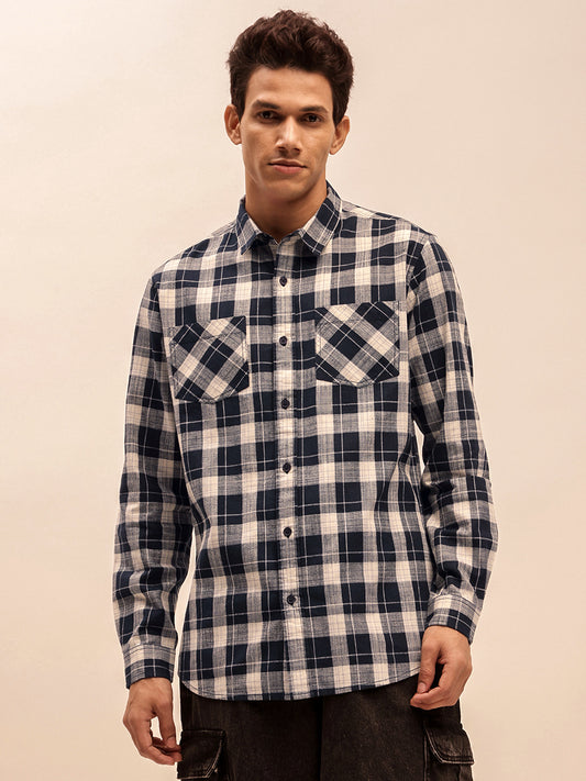 Trending Casual Shirts for Men in Navy