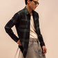 Black Checks Casual Shirt for Men