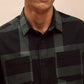 Black Checks Casual Shirt for Men