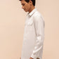 Solid Corduroy Shirt in White